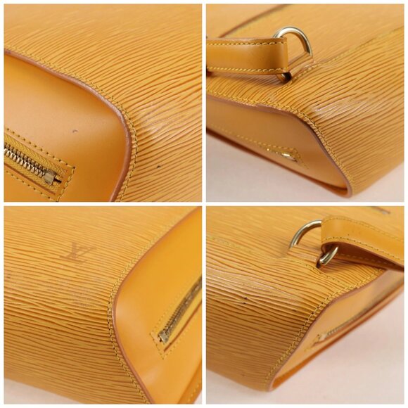 LOUIS VUITTON Epi Mabillon Backpack Yellow M52239 LV Auth 136925 - Picture 14 of 16